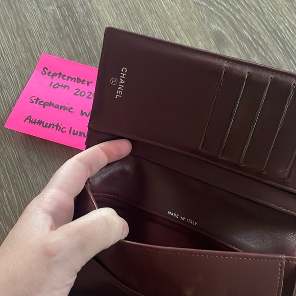 Authentic Black Lambskin Chanel Wallet Made in Italy - Picture 15 of 16